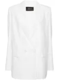 Fabiana Filippi peak-lapels double-breasted blazer - White
