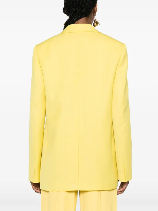 Jil Sander single-breasted Blazer | Green | FARFETCH UK