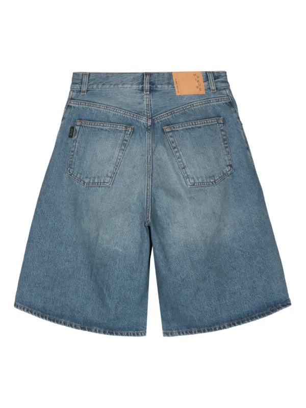 Haikure Flared Denim Shorts | Blue | FARFETCH CA