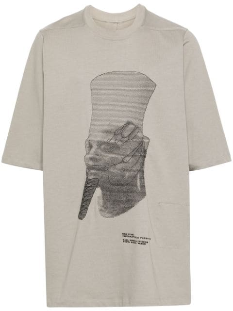 Rick Owens t-shirt Ron Jumbo en coton