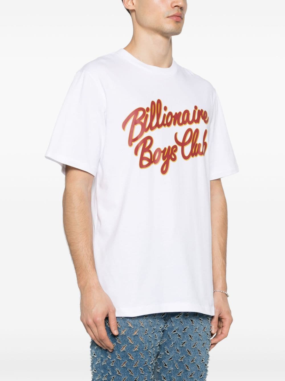 Billionaire Boys Club Katoenen T-shirt met logoprint Wit