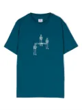 C.P. Company Kids illustration-print cotton T-shirt - Blue