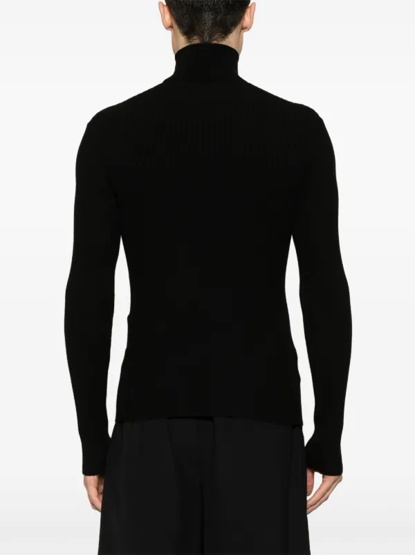 Off-White ロゴパッチ リブセーター - Farfetch