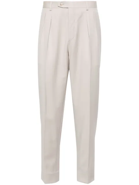 Brioni mid-rise tailored trousers