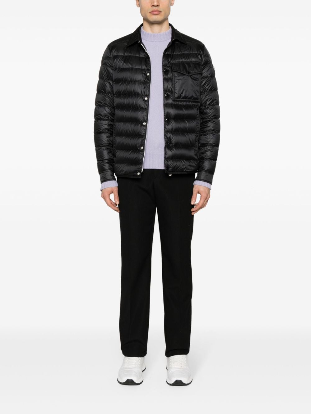 Shop Moncler Tinibres Padded Quilted Jacket In Black