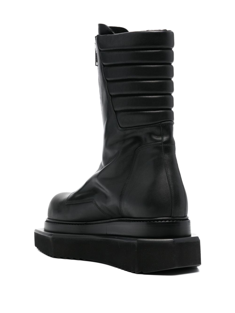 Shop Rick Owens Moto Cyclops Boots In Black