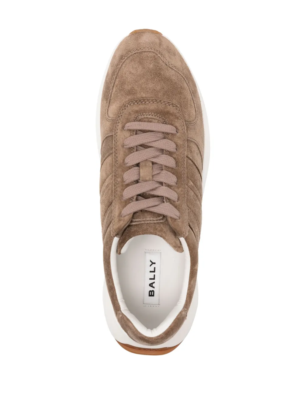 Bally Outline leather sneakers Brown