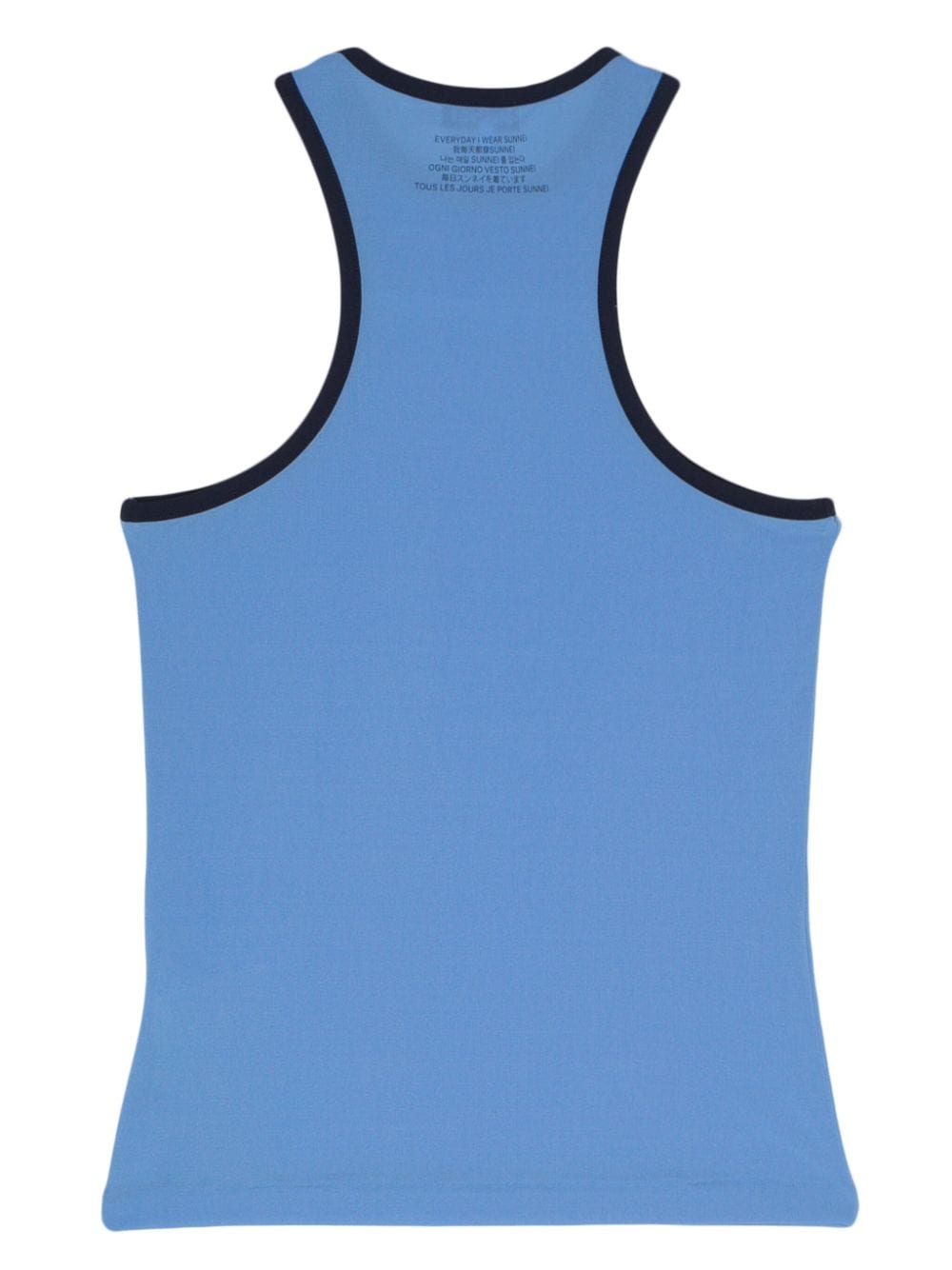 Image 2 of Sunnei contrasting-trim sleeveless top