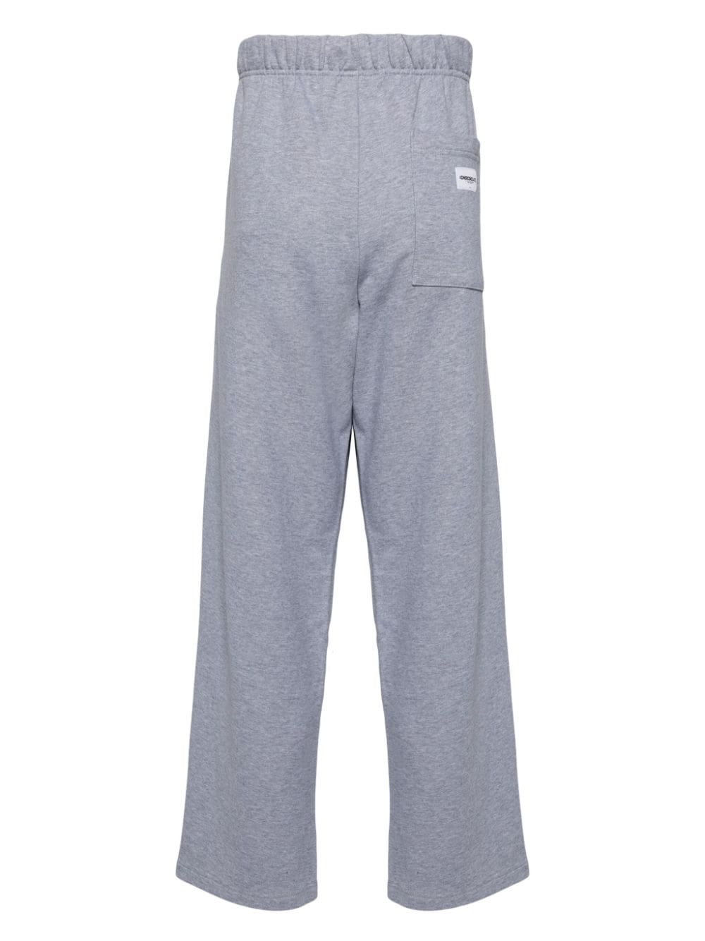 Shop Chocoolate Logo-print Cotton Track Pants In Grey