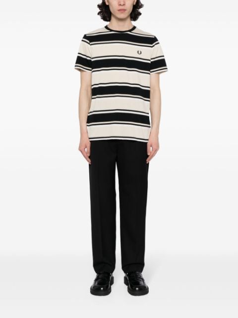 striped cotton T-shirt