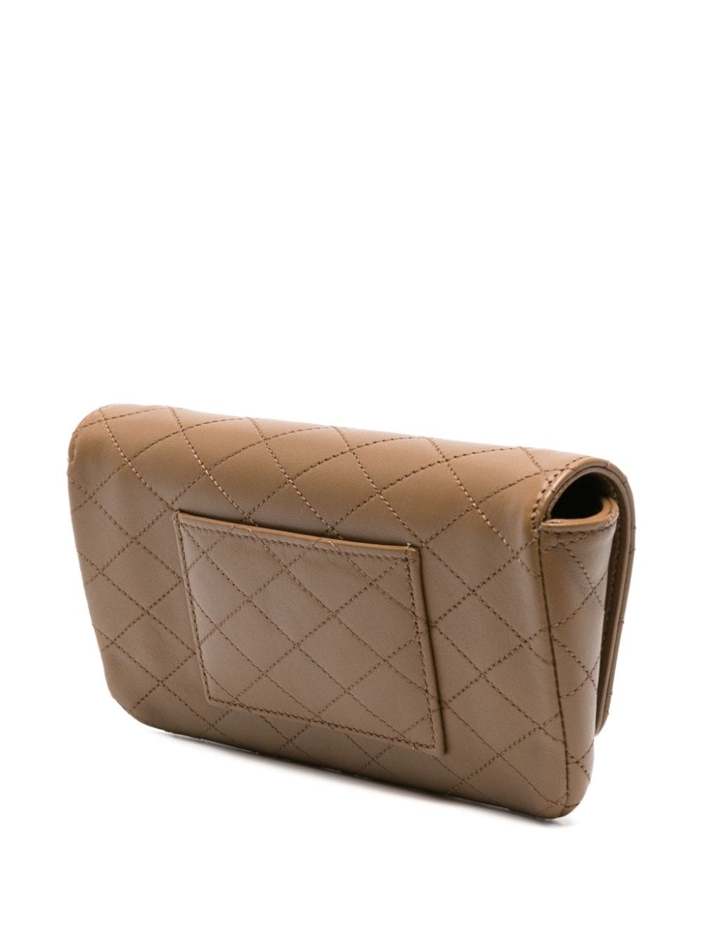 Saint Laurent Gaby leather crossbody bag - Beige