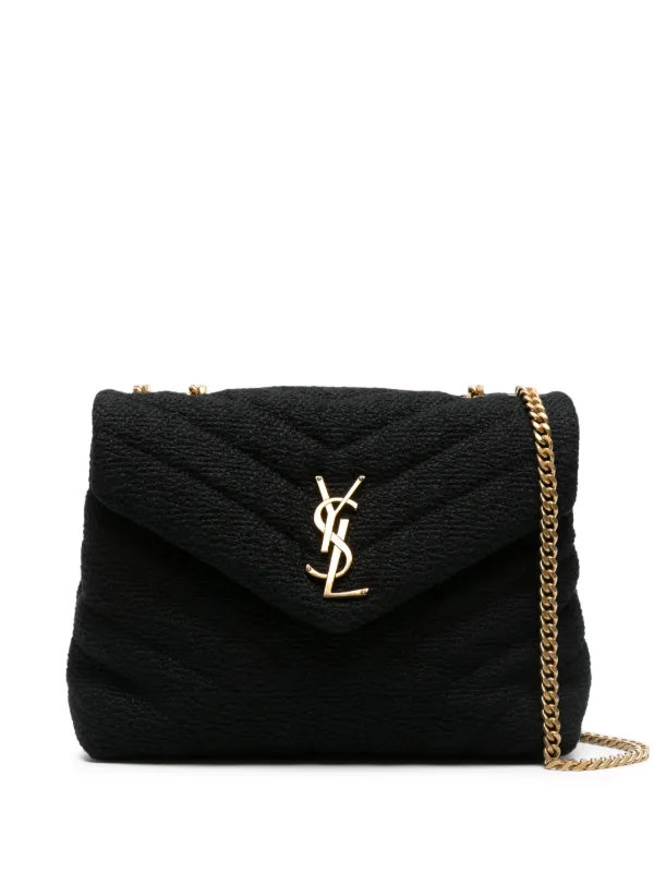 Ysl black quilted crossbody bag sale