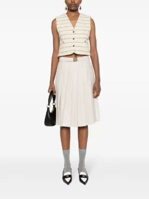 Miu Miu シルク フローラル スカート Miu Miu（ミュウミュウ）ウィメンズ スカート - FARFETCH