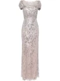 Jenny Packham Sungem sequinned gown - Pink