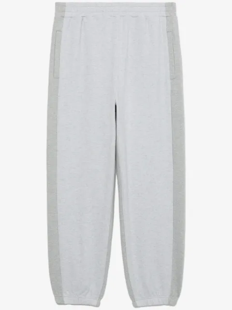 FIVE CM two-tone cotton-blend track pants