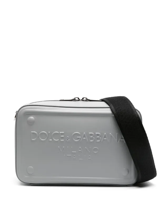 Dolce & Gabbana GREY SHOULDER BAG WITH LOGO ショルダー ロゴ Dolce & Gabbana GREY SHOULDER BAG WITH LOGO ショルダー ロゴ