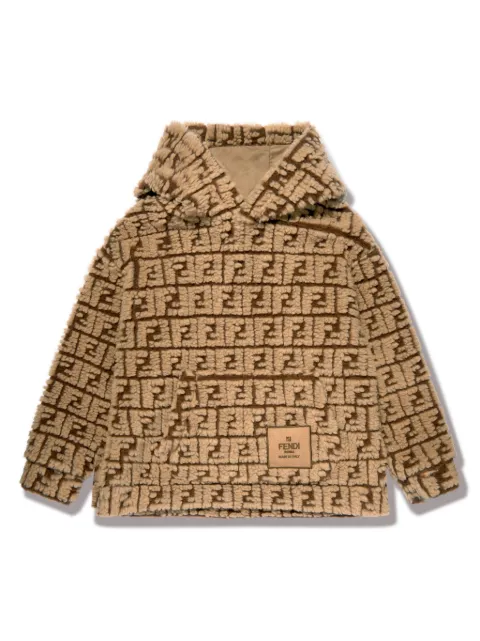 Fendi Kids FF logo hoodie