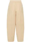 GANNI Curve tapered-leg trousers - Neutrals