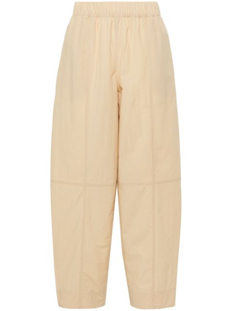 GANNI Curve tapered-leg trousers