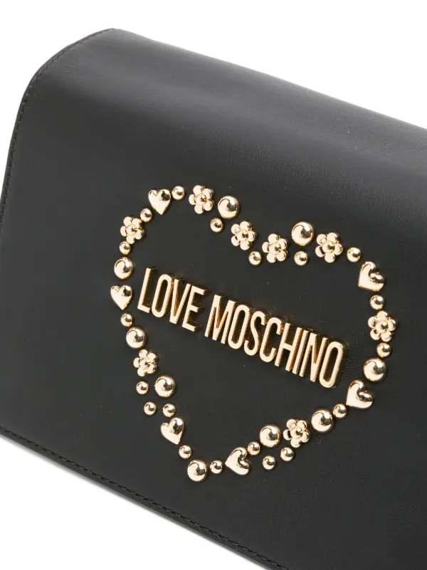 Love moschino classic discount logo top handle bag