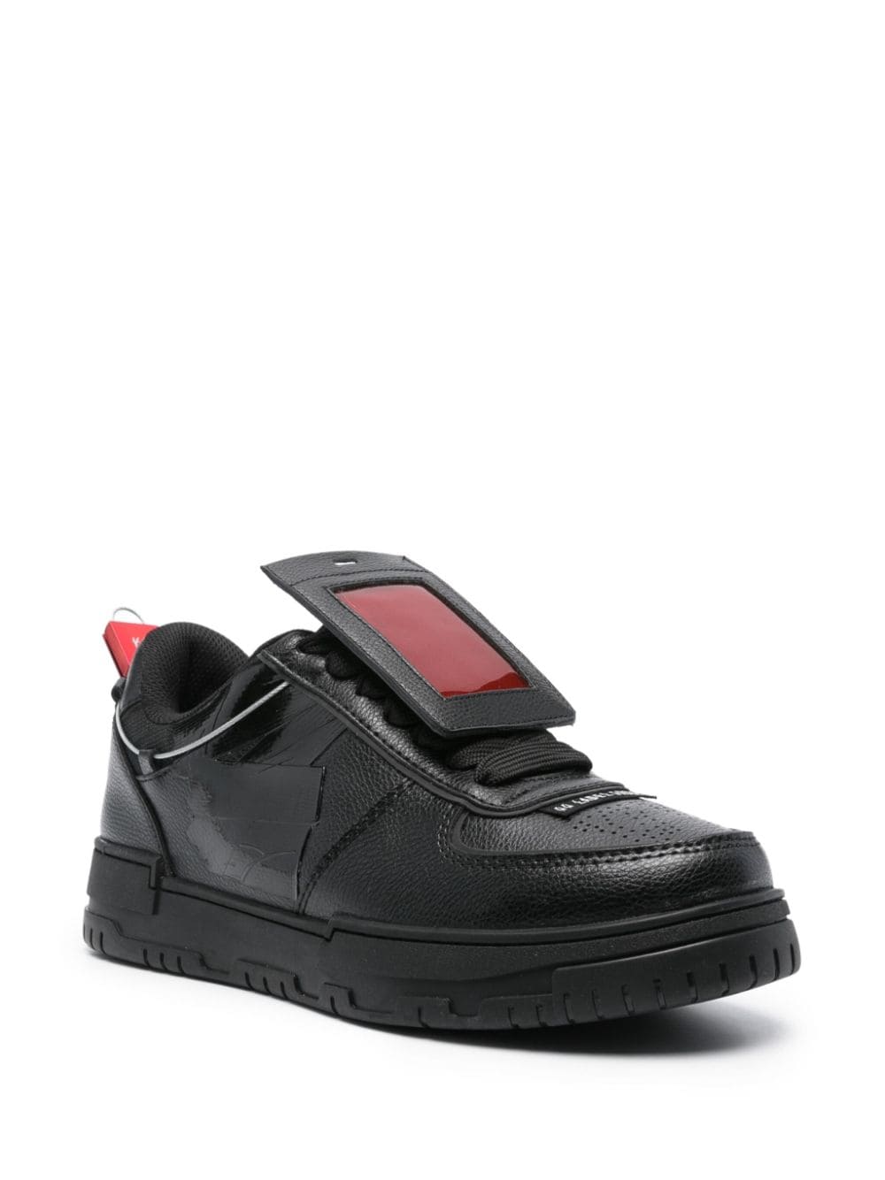 Shop 44 Label Group Avril Panelled Sneakers In Black