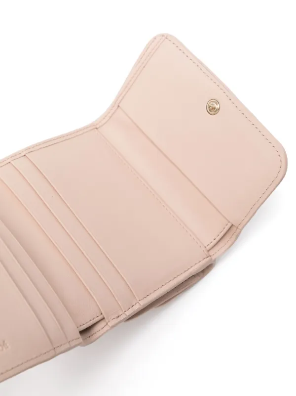 Chloé Small Sense Leather Wallet | Pink | FARFETCH