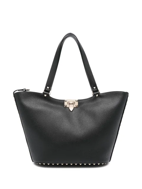 Valentino Garavani Rockstud-embellished leather tote bag WOMEN