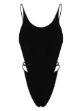 Saint Laurent backless self-tie swimsuit - Black