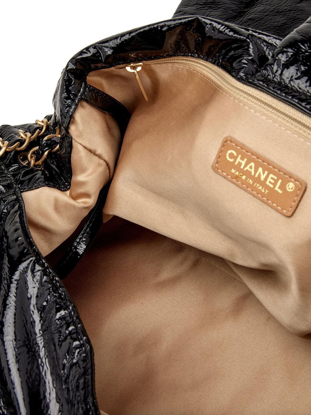 CHANEL 2006 Jumbo CC-stitch flap chain shoulder bag Men