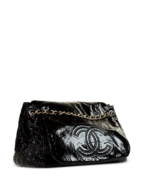 CHANEL Pre-Owned 2006 Jumbo CC-stitch Flap Chain Shoulder Bag