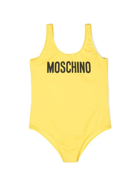 Moschino Kids logo-print swimsuit
