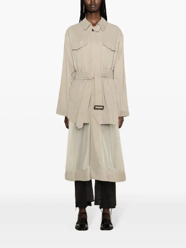 Maison Margiela トレンチコート Maison Margiela トレンチコート | ニュートラル | FARFETCH JP
