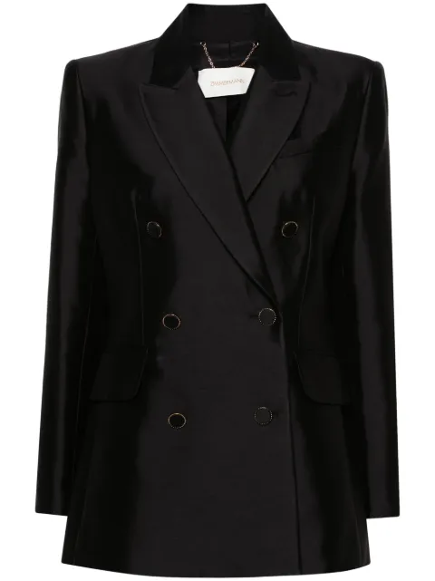 ZIMMERMANN Luminosity double-breasted blazer