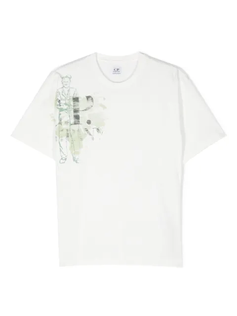 C.P. Company Kids graphic-print cotton T-shirt