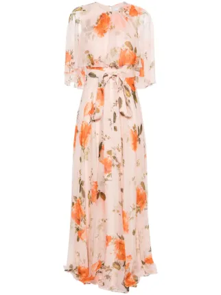 chinese dress ladies Gucci Floral Silk Maxi Dress – Runway Catalog main image 1