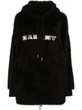 MARANT ÉTOILE Martia fleeced hoodie - Black