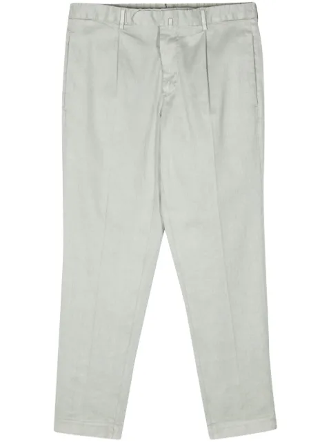 Dell'oglio pantalones tapered con pinzas
