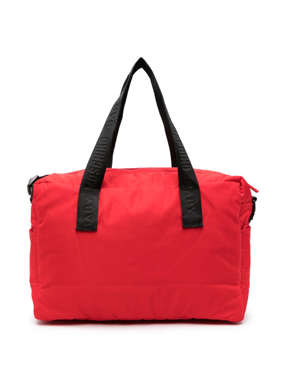 Moschino Kids Luiertas met teddybeer patroon Rood