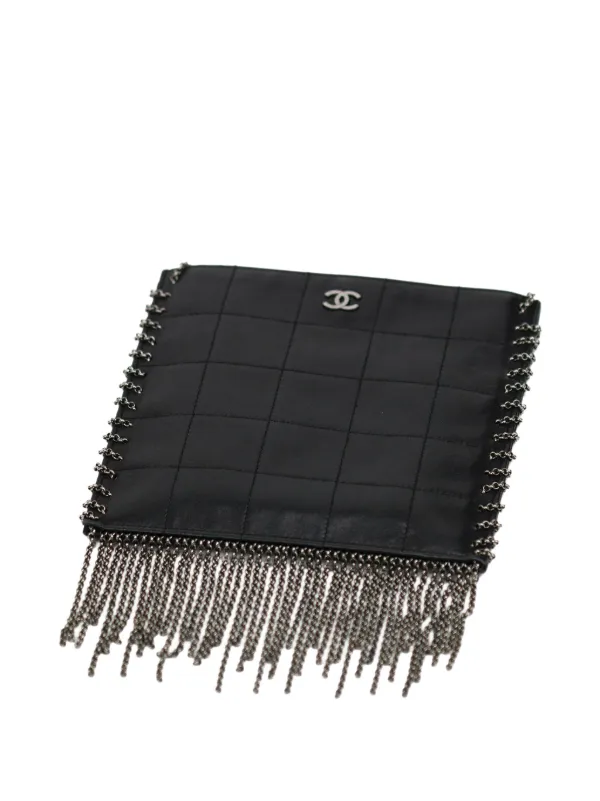 CHANEL Pre-Owned 2003 チョコバー ショルダーバッグ | ブラック