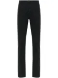 Canali logo-patch trousers - Blue