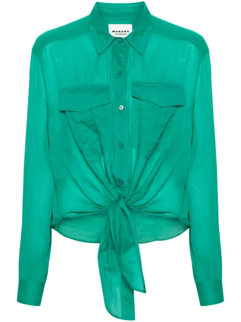 MARANT ÉTOILE Nath organic cotton shirt
