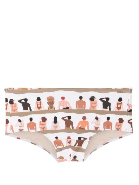 Amir Slama Badeshorts mit grafischem Print