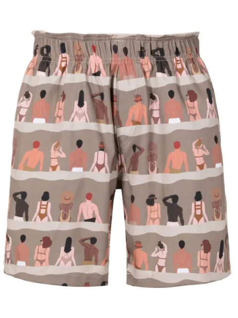 Amir Slama graphic-print shorts