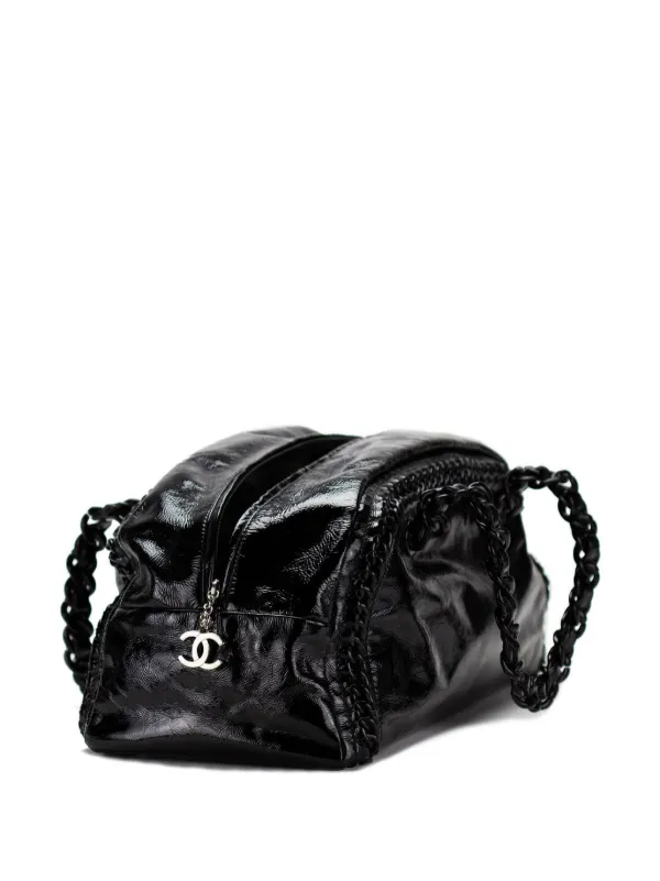 CHANEL Pre-Owned 2008 XL Luxe Ligne Duffle Bag | Black | FARFETCH