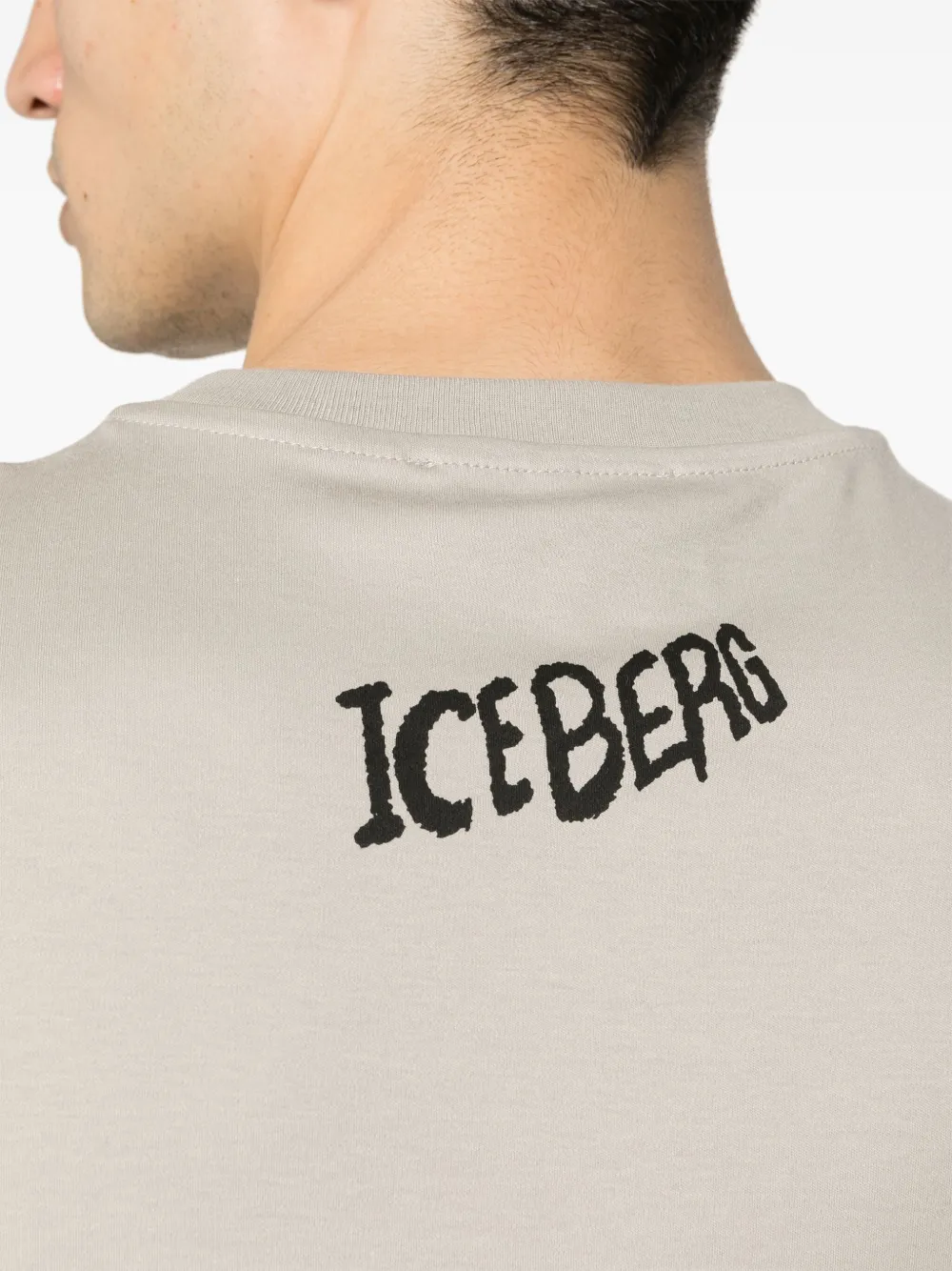 Iceberg T-shirt met print Grijs