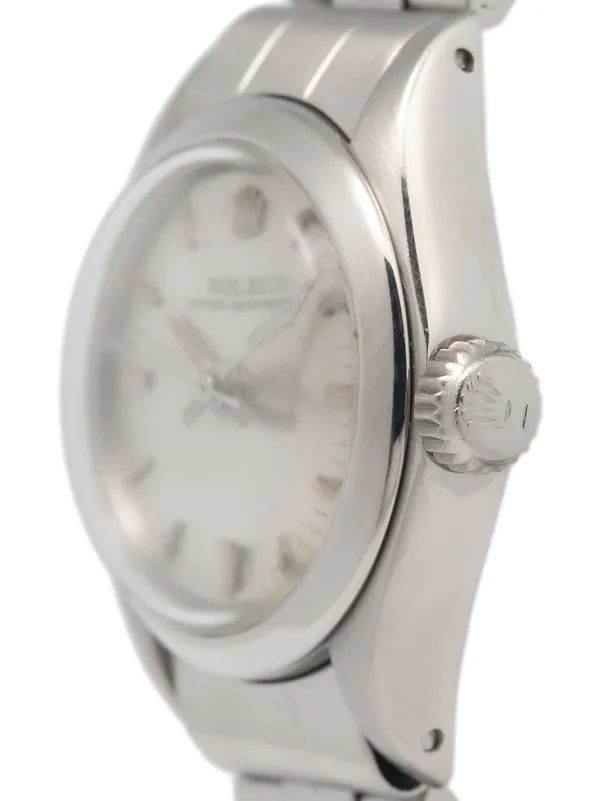 Rolex pre-owned Oyster Perpetual 24mm Silver FARFETCH PH
