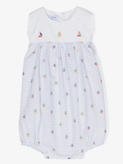 Siola embroidered-motif romper