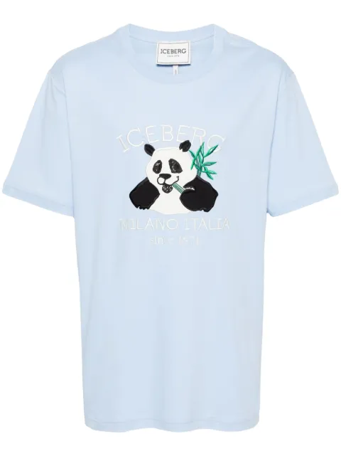 Iceberg embroidered-logo cotton T-shirt