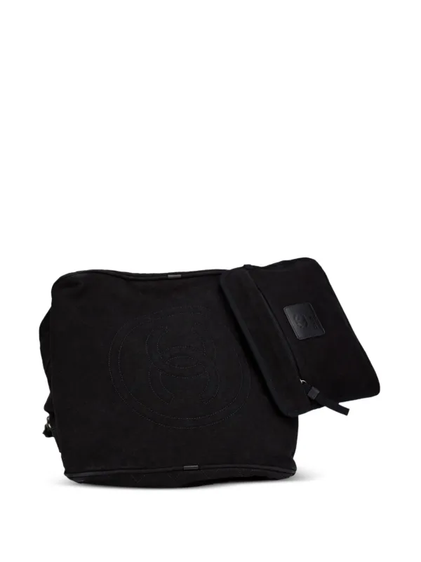 CHANEL Pre-Owned 2015s キルティング ボストンバッグ | ブラック