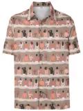 Amir Slama graphic-print shirt - Brown